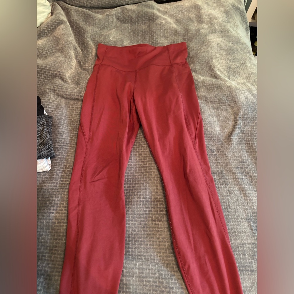 All in Motion Red Leggings for Everyday Comfort